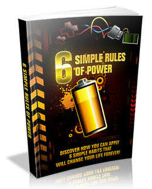 Product picture 6 Simple Rules Of Power